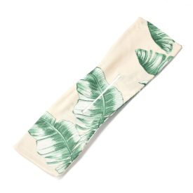 Páfrány Mintás Drótos Merevítésű  Hajdísz 34,5x9,5cm