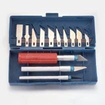   Papírvágó Kés Készlet Cserélhető Pengékkel 13 Penge 3 Szár