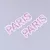 Paris Párizs (12) Rózsaszín Flitteres Vasalható és Felvarrható Felvarró 33x101mm