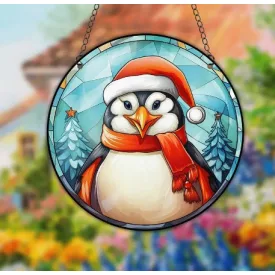 Pingvin Mikulás Karácsonyi (105) Napfogó 15cm