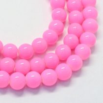 Pink Rózsaszín (2) Üveggyöngy Gyöngyfüzér 8mm