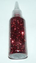 Piros Glitter Csillámpor