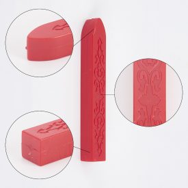 Piros Színű (8) Viaszrúd Pecsétviasz 9x1,2x1,2cm