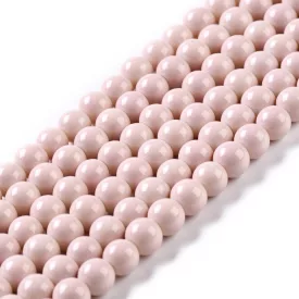 Púder Rózsaszín Színű Üveggyöngy 10mm