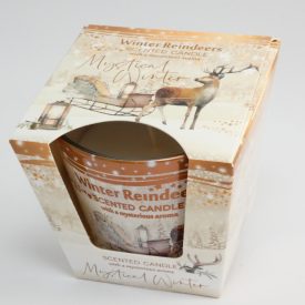 Rénszarvas Karácsonyi Poharas Illatgyertya