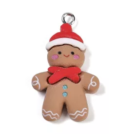 Műgyanta Mézeskalács Figura Mézi (2) Medál 31x19mm