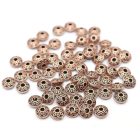 Réz Színű Korong Nyaklánc Karkötő Ékszer Dísz Közdarab Köztes 6mm