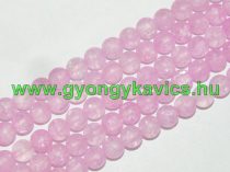   Roppantott Rózsaszín (2-es típus) Üveg Hegyikristály Másolat Gyöngy Gyöngyfüzér 8mm