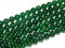   Roppantott Zöld Üveg Hegyikristály Másolat Gyöngy Gyöngyfüzér 6mm