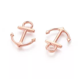   Rózsaarany Színű Horgony Nyaklánc Karkötő Ékszer Köztes 19x14,5mm