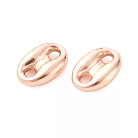   Rózsaarany Színű Karkötő Ékszer Dísz Közdarab Köztes 11x8mm