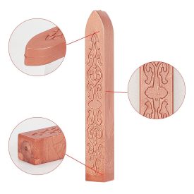 Rózsaarany Színű (6) Viaszrúd Pecsétviasz 9x1,2x1,2cm