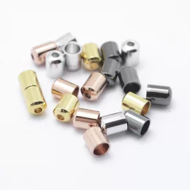 Rózsaarany Színű Zsinórvég 5x4mm 