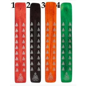   Narancssárga (3) Buddha Budha Rózsafa Füstölő Tartó Égető