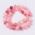 Rózsa Jade Ásványgyöngy Gyöngyfüzér 12mm