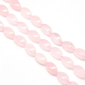   Rózsakvarc Szögletes Oszlop Henger Ásványgyöngy 12x6x6mm