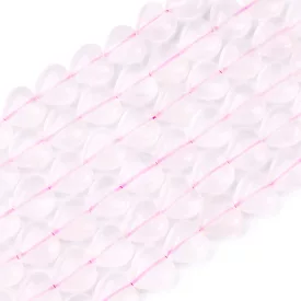 Rózsakvarc Szív (világos) Ásványgyöngy 10mm