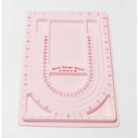   Rózsaszín Gyöngyfűző Tálca Gyöngytálca Gyöngyfűzéshez