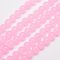 Rózsaszín Pink Jade Ásványgyöngy Gyöngyfüzér 10mm