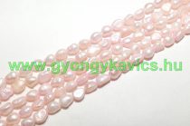 Rózsaszín Kagyló Gyöngy 5-6x3-5mm