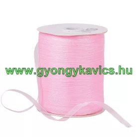 Rózsaszín (5) Organza Tüll Szalag 6mm 1m
