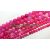 Rózsaszín Pink Tűz Achát (3) Ásványgyöngy 10mm