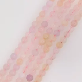 Rózsaszín Színes Jade Ásványgyöngy 6mm