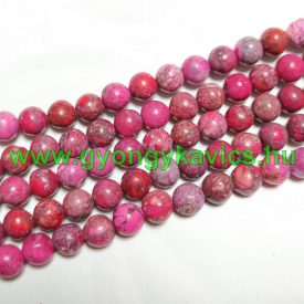 Rózsaszín Türkiz Ásványgyöngy 8mm