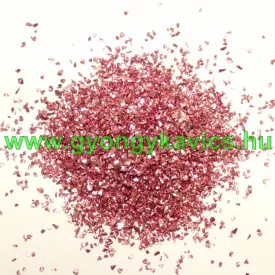 Rózsaszín (12) Színű Üvegtörmelék 2-7x1-5mm 19-20g
