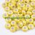 Sárga Gyöngyház Porcelán Charm Köztes Gyöngy 12-13x6,5mm