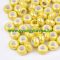   Sárga Gyöngyház Porcelán Charm Köztes Gyöngy 12-13x6,5mm 
