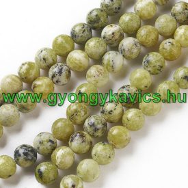 Sárga Türkiz Ásványgyöngy 10mm