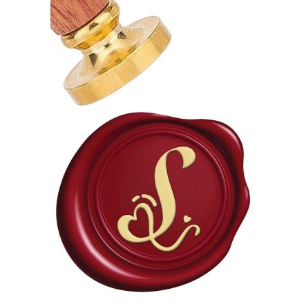 S Betű ABC (678) Viaszpecsétnyomó Pecsét Pecsételő 30mm