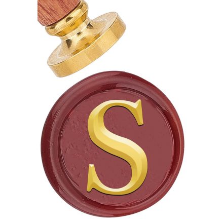 S Betű ABC (680) Viaszpecsétnyomó Pecsét Pecsételő 25mm