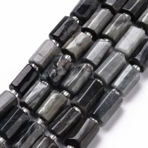   Sólyomszem Téglalap Oszlop Ásványgyöngy Gyöngyfüzér 8-11x6-8x5-7mm