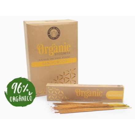 Song Of India Organic Goodness Sandalwood Szantálfa Füstölő