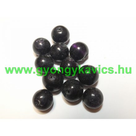 Sötétlila Üveggyöngy 15,5mm