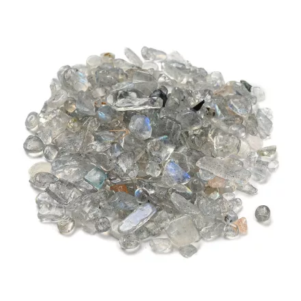 Labradorit (2) Spektrolit Ásványtörmelék 5-7mm 19-20g