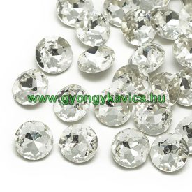 Strassz (9) Kaboson (kúpos hátoldalú) 6mm