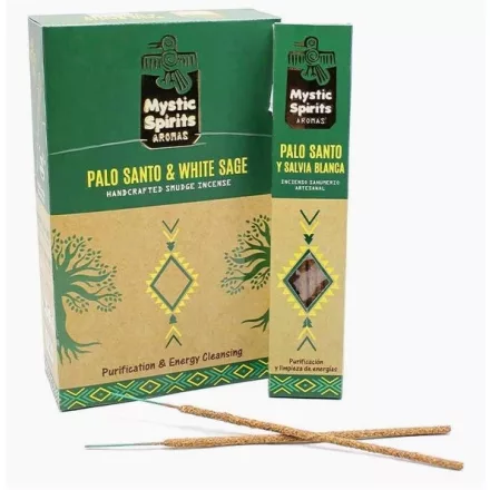 Mystic Spirits Aromas Szent Fa Fehér Zsálya Palo Santo White Sage Füstölő