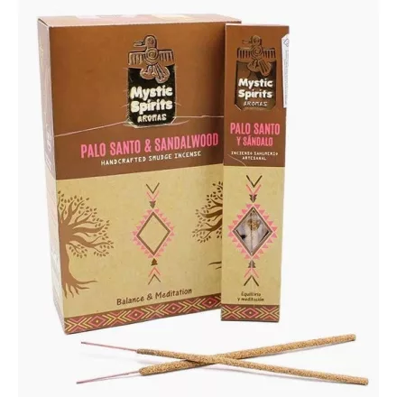 Mystic Spirits Aromas Szent Fa Szantálfa Palo Santo Sandalwood Füstölő