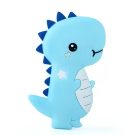 Kék Szilikon Sárkány Dinoszaurusz Figura Medál 95x65mm