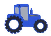 Kék Traktor Szilikon Figura Medál 99x70mm