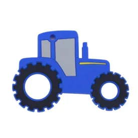 Kék Traktor Szilikon Figura Medál 99x70mm