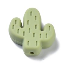 Zöld Színű Szilikon Kaktusz (19) 25x23x8mm