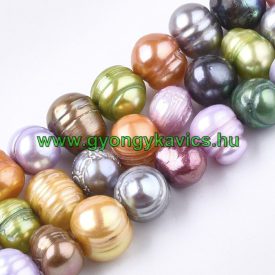 Színes Kagyló Gyöngy 8-10x7-9mm