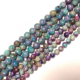 Színes Kalcit Ásványgyöngy 6mm