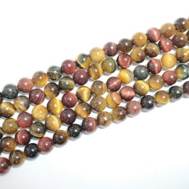 Színes Tigrisszem (2) Ásványgyöngy 8mm