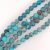 Türkiz Howlit (színes) (3) Ásványgyöngy 7-8mm