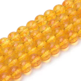 Szintetikus Citrin Ásványgyöngy 6mm